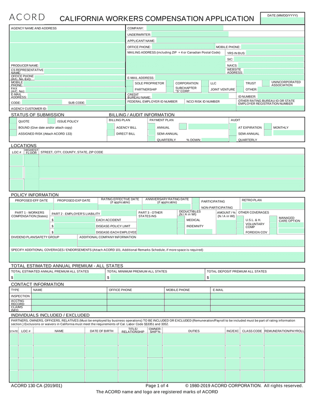 Acord 126 screenshot